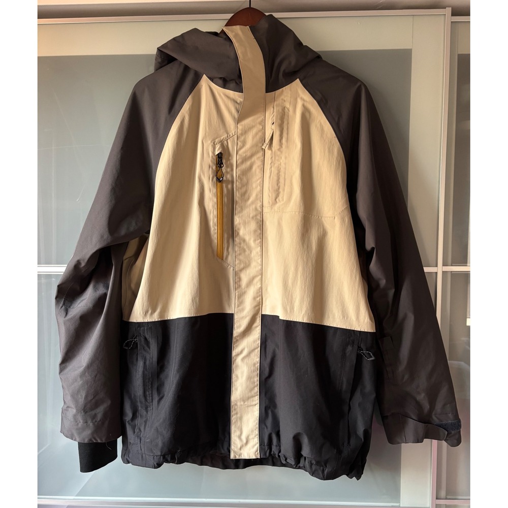 686 Mens‎ GORE-TEX CORE Shell Jacket Cypress Colorblock Medium Ski Snowboard